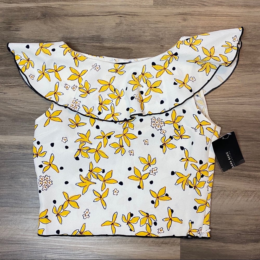 Zara Ruffle Top XS